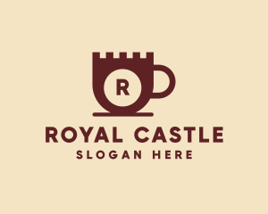 Castle Coffee Cup logo design