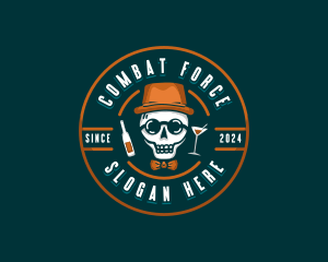 Skull Liquor Bar Logo