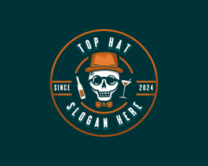 Skull Liquor Bar logo design