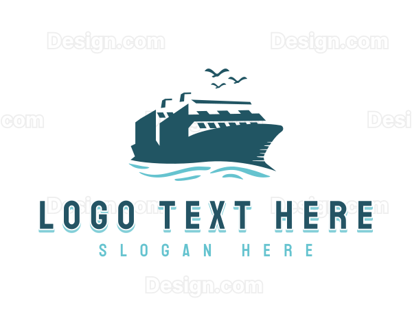 Ship Vessel Boat Logo