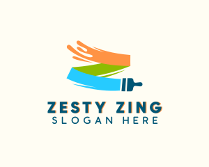 Painting Renovation Letter Z logo design