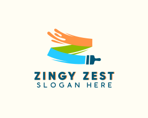 Painting Renovation Letter Z logo design