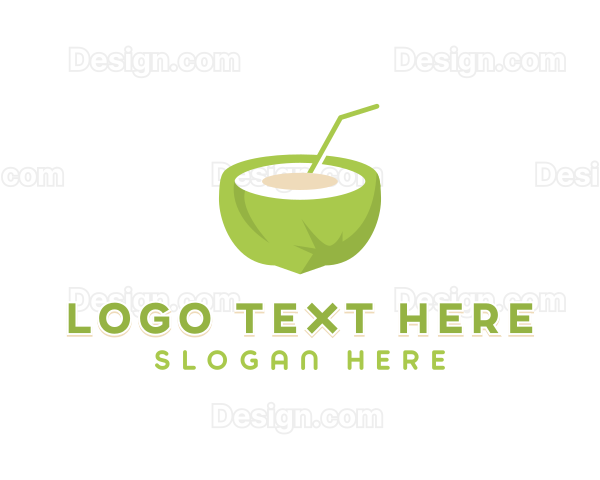 Juice Coconut Organic Logo