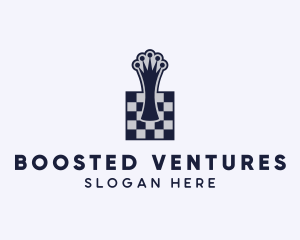 Chess Piece Board logo design