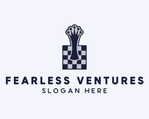 Chess Piece Board logo design