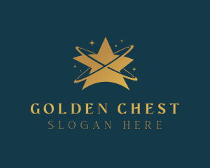 Golden Star Orbit logo design