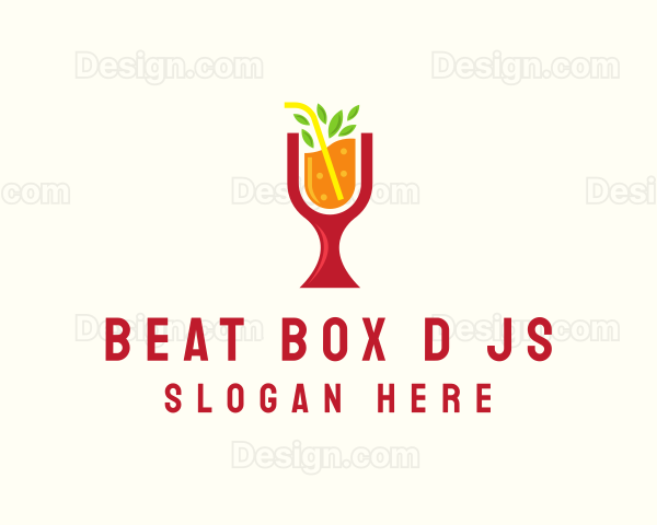 Fresh Orange Beverage Logo