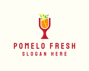 Fresh Orange Beverage logo design