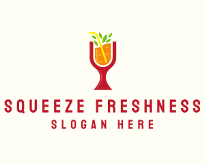 Fresh Orange Beverage logo design