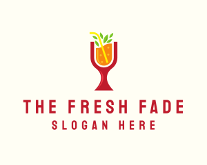 Fresh Orange Beverage logo design