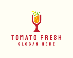 Fresh Orange Beverage logo design