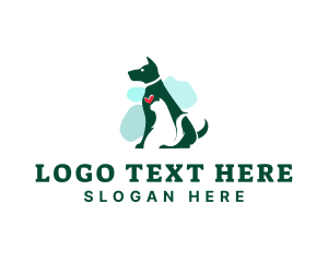 Cat & Dog  Veterinary logo