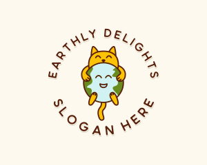 Cat Earth Planet logo