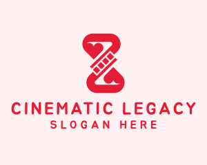 Red Romantic Filmstrip logo
