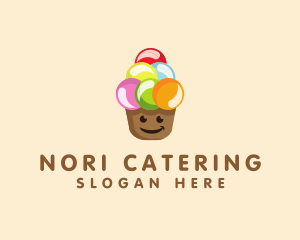 Happy Ice Cream  logo design