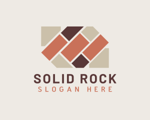 Brick Tile Flooring logo design