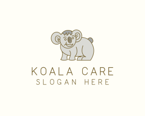 Koala Wildlife Animal logo