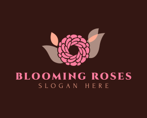 Beauty Rose Flower logo design