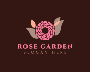 Beauty Rose Flower logo design