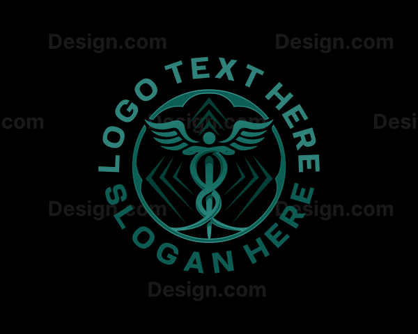 Caduceus Medical Diagnostic Logo