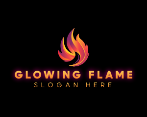 Blaze Fire Flame logo