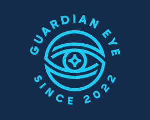 Tech Surveillance Eye logo design