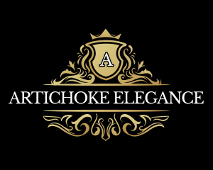 Elegant Crest Crown logo design