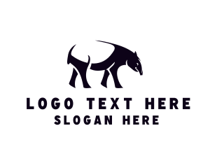Mammal - Animal Tapir Wildlife logo design
