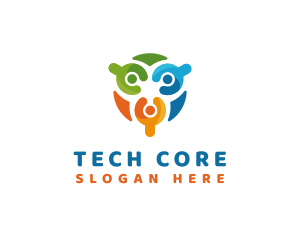 Social Tech Organization logo design