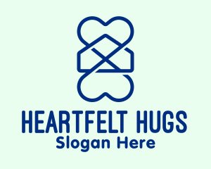 Stay Home Love Heart logo