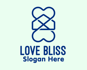 Stay Home Love Heart logo