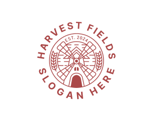 Harvest Flour Mill logo design