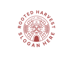 Harvest Flour Mill logo design