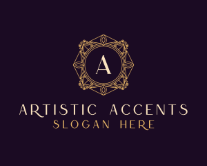 Elegant Frame Ornament logo design