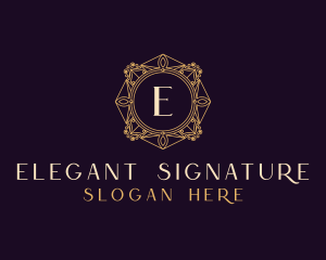 Elegant Frame Ornament logo design