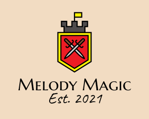 Medieval Castle Sword  logo