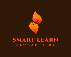 Fire Leaf Flame logo