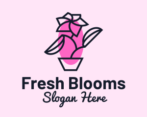 Spring Flower Gardening  logo