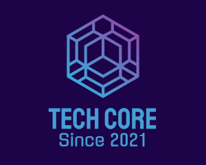 Polygon Tech Startup logo design