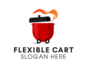 Hotpot Soup Delivery  logo design