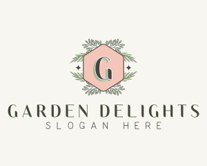 Ornamental Leaf Garden logo design