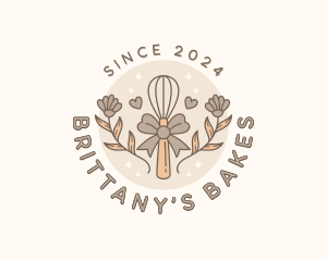 Confectionery Baking Whisk logo design