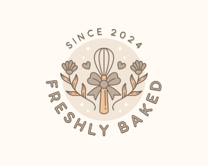 Confectionery Baking Whisk logo design