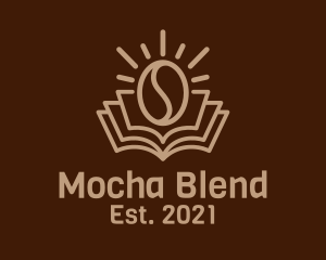 Coffee Bean Book logo design