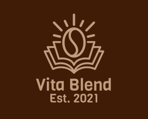 Coffee Bean Book logo design