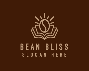 Coffee Bean Book logo design