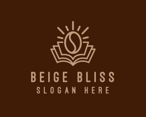 Coffee Bean Book logo design