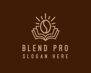 Coffee Bean Book logo design