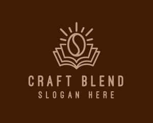 Coffee Bean Book logo design