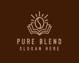 Coffee Bean Book logo design